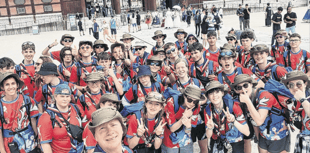 Woking Scouts in South Korea for once-in-a-lifetime experience