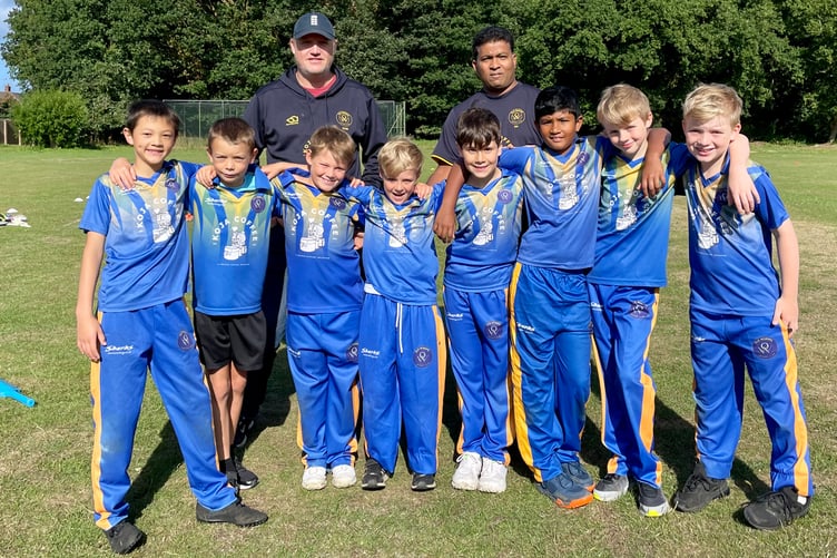 Old Woking under-nines and their mentors