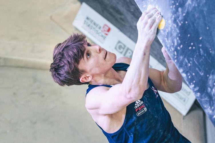 Rhys Conlon in action this year