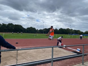 Long jumper Hayes Akenzua stars in South of England Championships