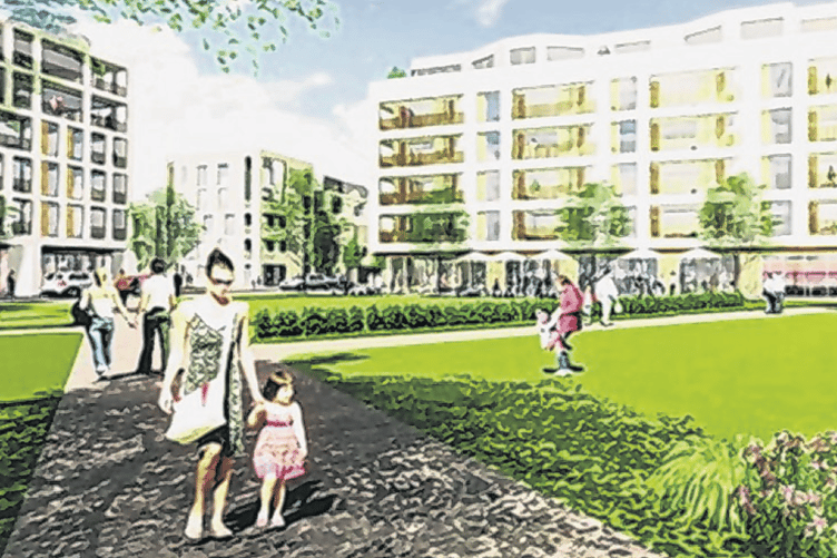 How the area might look