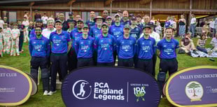 Record crowd see Valley End defeated by England Legends