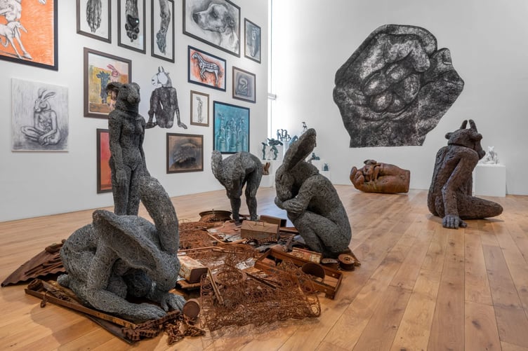 Some of Sophie Ryder's work