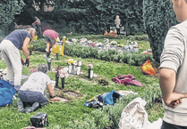 Laser focus of Byfleet rector boosts funding for churchyard