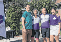 A hearty send-off for couple as they take on 580-mile cycle challenge