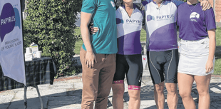 A hearty send-off for couple as they take on 580-mile cycle challenge