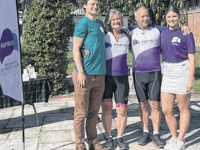 A hearty send-off for couple as they take on 580-mile cycle challenge