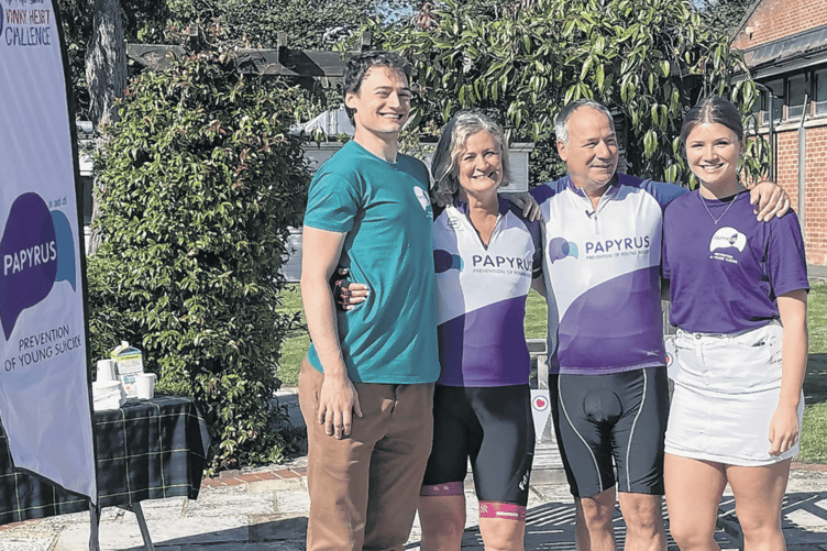 The Smith family – parents Karen and Paul with their son Jack and daughter Freya