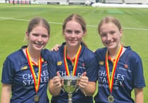 Trio are part of Guildford side who lift MCC Foundation National Hub Competition cup
