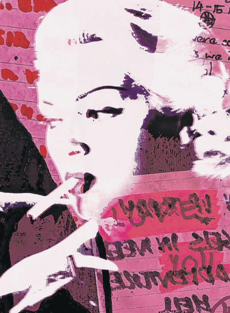 The stylish Pink Cigarette by Rory Thomas