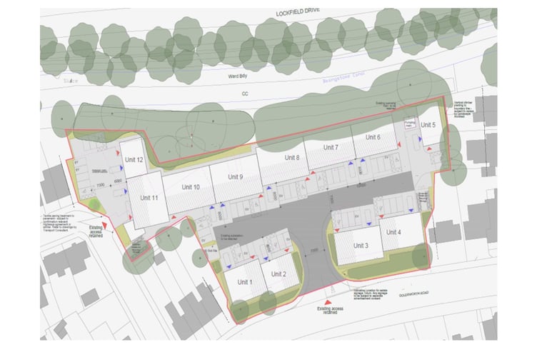 Refused plans for Goldsworth Road, Woking, industrial site