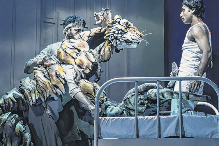 Puppeteers need to be in peak physical condition for the heavyweight challenges of handling the Bengal tiger central to Life of Pi
