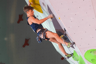 Rhys Conlon competing for Great Britain in Helsinki