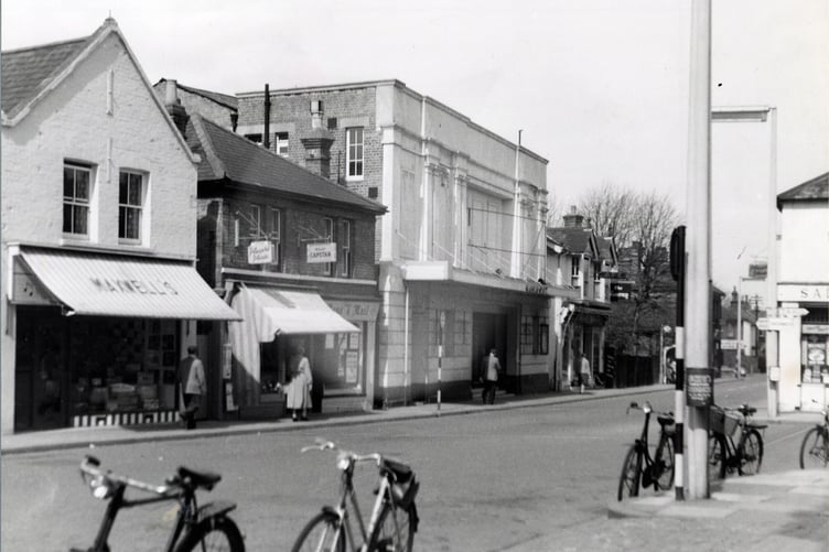 In this picture it appears the Gaumont cinema has closed and is waiting its fate – demolition. Note the News & Mail offices next door and Maxwells music shop