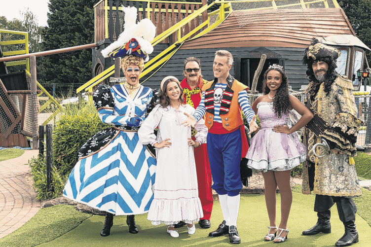 The cast of Peter Pan