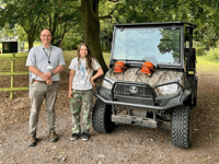 Merrist Wood arboriculture student reaches top of the tree