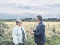 Environment secretary visits Byfleet to discuss flood alleviation scheme