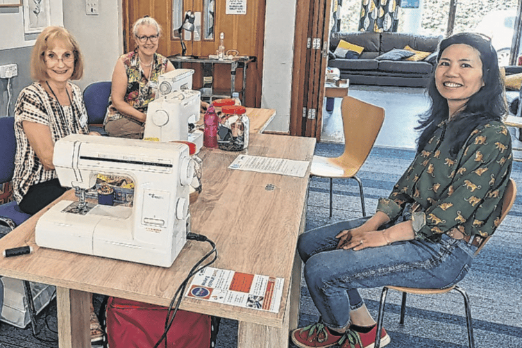 The Repair Cafe in Andy’s Community Cafe last June