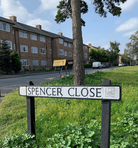 Spencer Close looms large in the new plans for Sheerwater