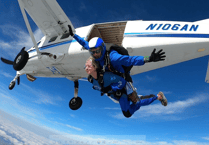 Intrepid hospice team raise £20,000 through skydive