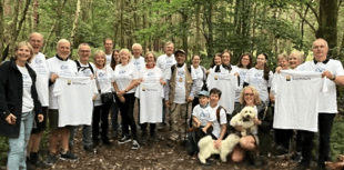 Mayor takes part in charity walk around Horsell Common