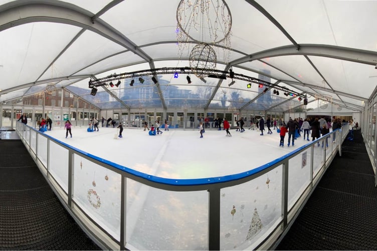 The ice rink in 2022