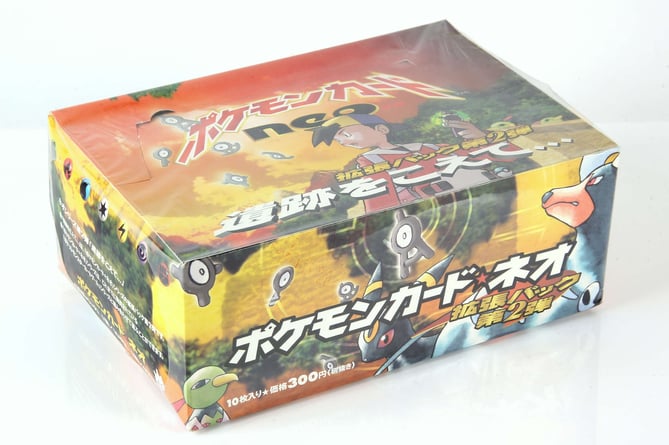 This Pokémon Crossing the Ruins sealed booster box from Japan sold for £10,400