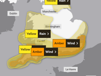 Storm Ciarán: Amber weather warning in place for 'very strong winds'