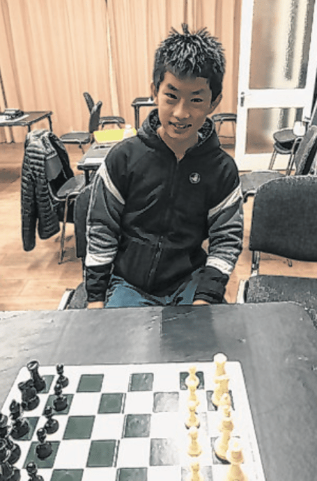 Woking Chess Club's Josh Seet, who recently beat a Grandmaster