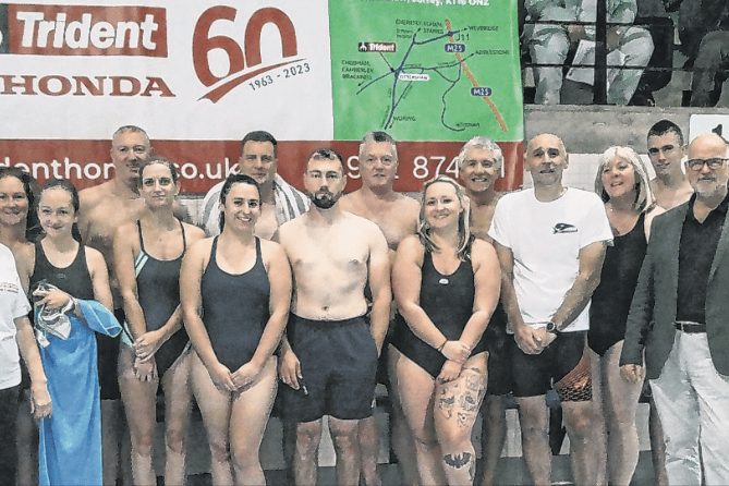 The Woking Swimathon once again proved a popular way to raise money for good causes