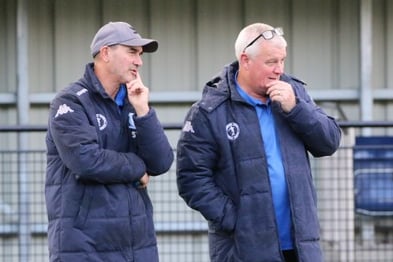 John Comer, right, with Sean Wallace