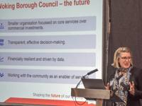 Davis blasts ‘chaos’ as Woking council chief executive eyes exit