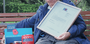 Poppy Appeal collector gets RBL accolade for two decades of service