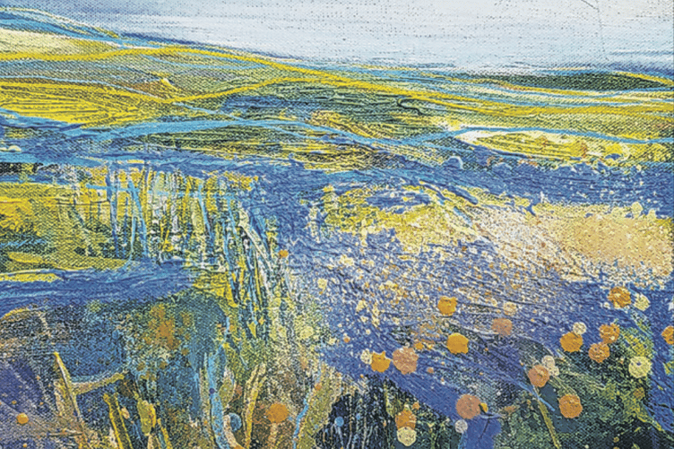 An example of the eye-catching work from The Pull of the Land exhibition which opens at The Lightbox gallery in Woking next week