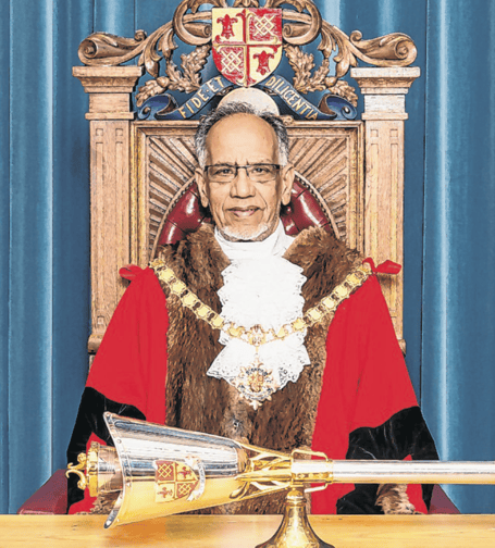The Mayor of Woking, Cllr M Ilyas Raja