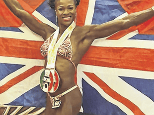 Woking bodybuilder Kim Valente is crowned world champion
