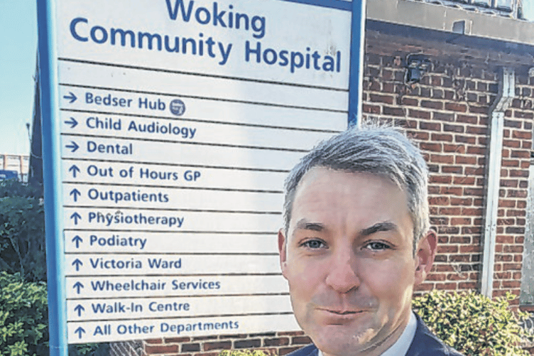Will Forster at Woking Community Hospital