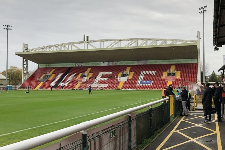 Woking’s Laithwaite Community Stadium home