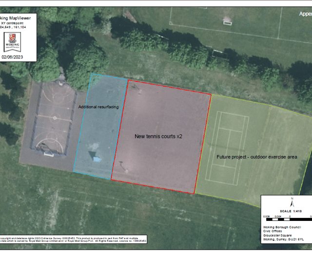 West Byfleet to get pay-and-play tennis courts 