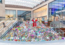 Victoria Place brings Christmas spirit to Woking through toy donations