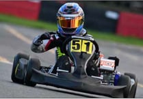 Eleven year old from Horsell impresses in National Karting Championshi