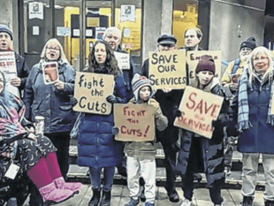 Cuts to council services would risk life of vulnerable, say protesters