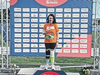 Anne battles through pain in Great South Run in memory of her sister