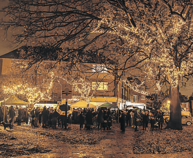 First Christmas lights switch-on at Pyrford attracts 200 residents
