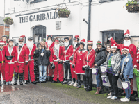 Cycling Santas put wheels in motion to raise funds for hospice charity