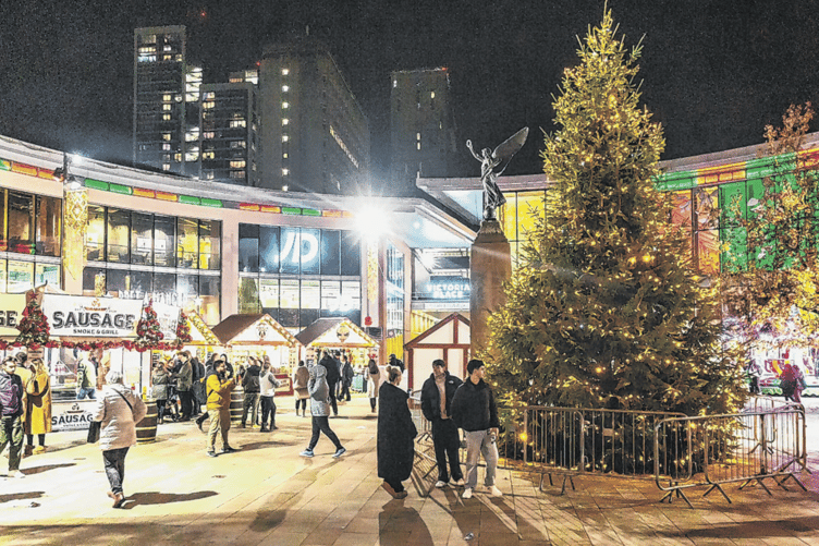 It is thanks, once again, to the generosity of the Woking Asian Business Forum that Woking has such a magnificent tree in Jubilee Square