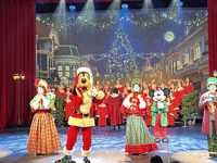 Woking students take part in Disney's festive show at Disneyland Paris
