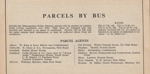 When our bus operators had parcel deliveries wrapped up