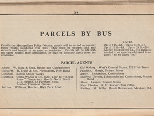 When our bus operators had parcel deliveries wrapped up