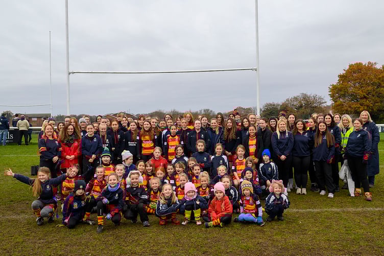 Chobham’s women and girls, and the section’s volunteers, at their pre-Christmas get-together